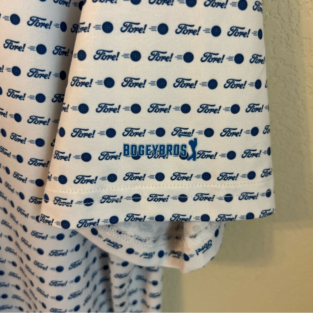 BogeyBros FORE! Men’s Sz L Polo - Picture 4 of 6